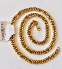 زنجیر استیل مردانه، مدل کارتیه، کد 01