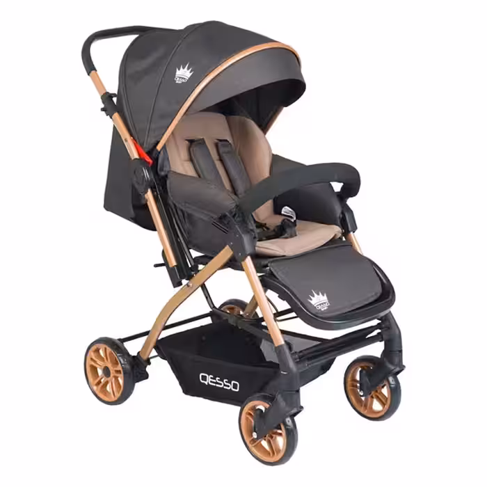 کالسکه دو طرفه QESSO Baby مدل Aqua کد 01