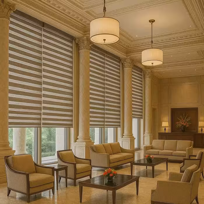 پرده هتلی زبرا