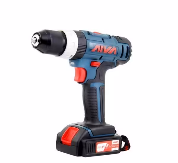 دریل پیچگوشتی شارژی 14.4 ولت چکشی آروا مدل 5842