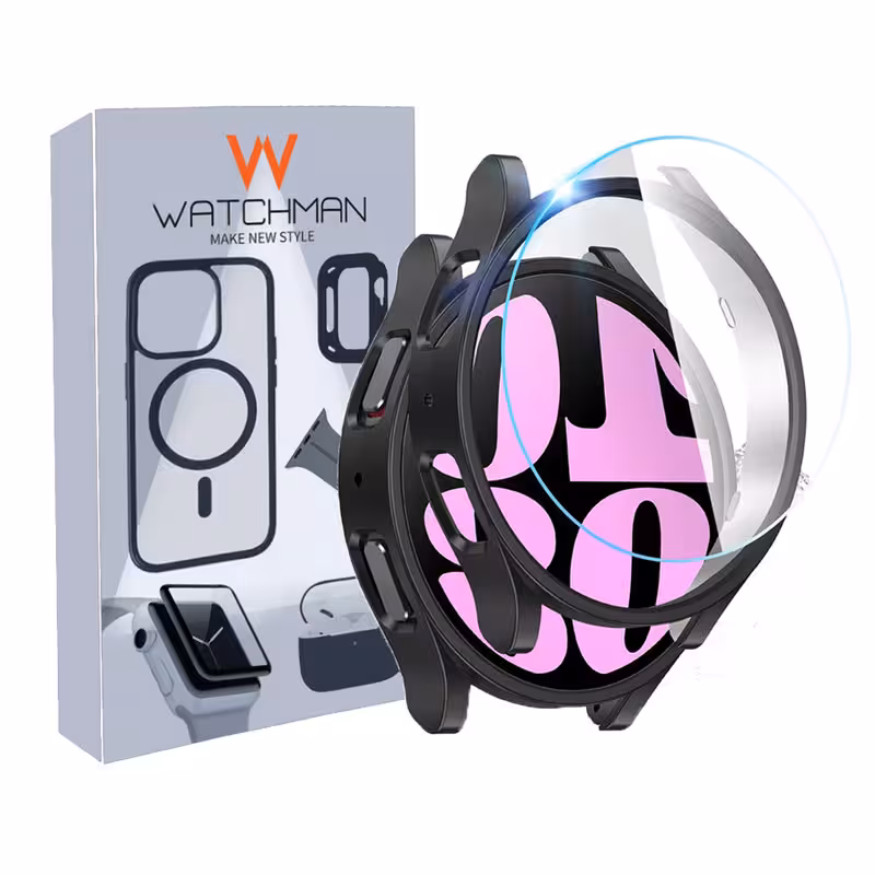 کاور واچ من مدل bumper-WM مناسب برای ساعت هوشمند سامسونگ Galaxy Watch 4 40 mm به همراه محافظ صفحه نمایش