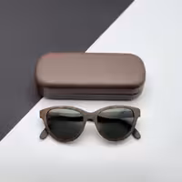 عینک چوبی دست‌ساز میدو مدل O021