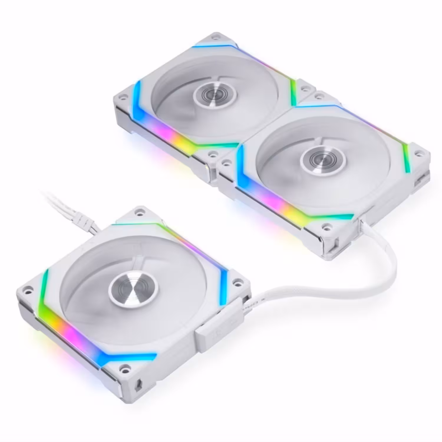 فن کیس لیان لی مدل Lian Li Uni Fan SL120 V2 - White - 3 in 1