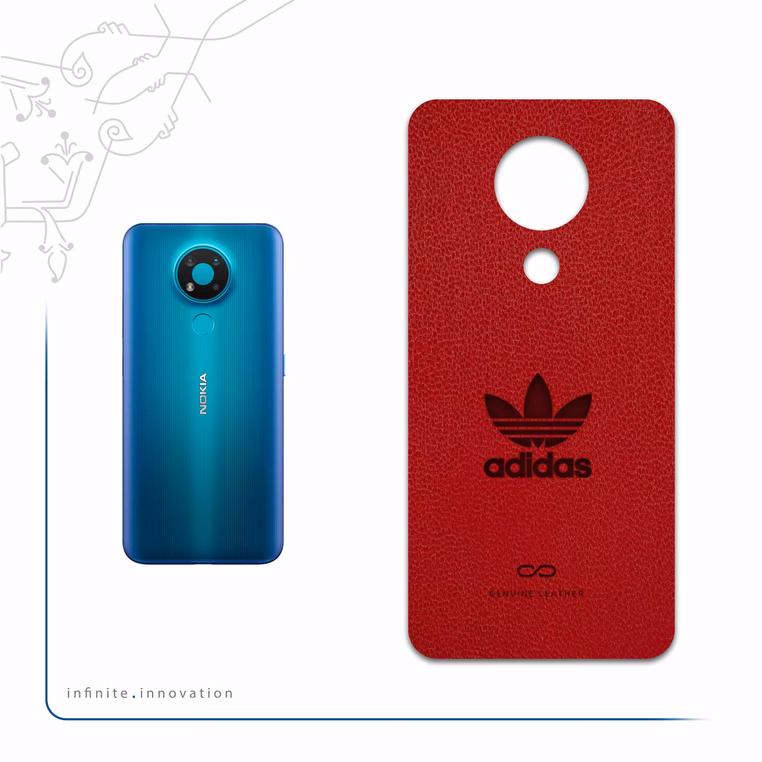 برچسب پوششی ماهوت مدل RL-DDS مناسب برای گوشی موبایل نوکیا 3.4