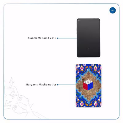 برچسب پوششی ماهوت مدل Maryams Mathematics مناسب برای تبلت شیائومی Mi Pad 4 2018