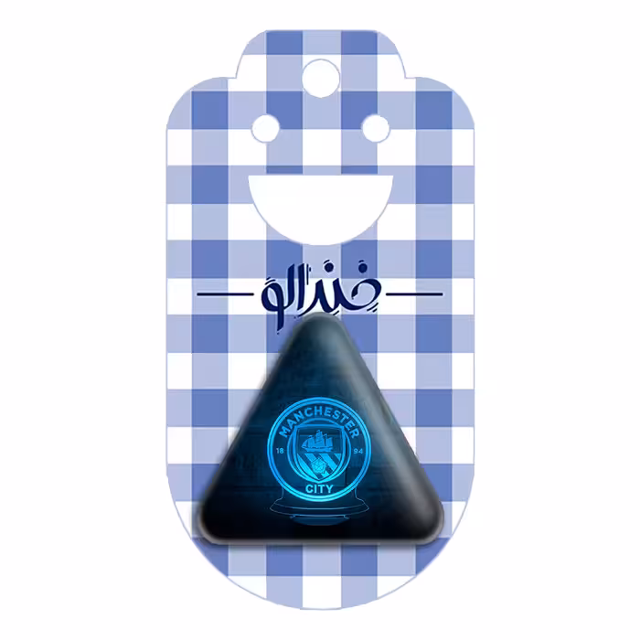 پیکسل خندالو طرح باشگاه منچسترسیتی مدل مثلثی کد 2069