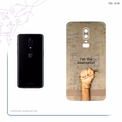 برچسب پوششی ماهوت مدل Journalist مناسب برای گوشی موبایل وان پلاس 6