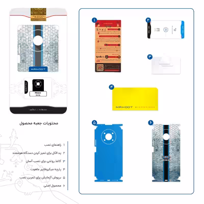 برچسب پوششی ماهوت مدل GEELY-FullSkin مناسب برای گوشی موبایل آنر X9 5G