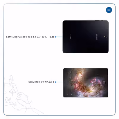 برچسب پوششی ماهوت مدل Universe-by-NASA-5 مناسب برای تبلت سامسونگ Galaxy Tab S3 9.7 2017 T825