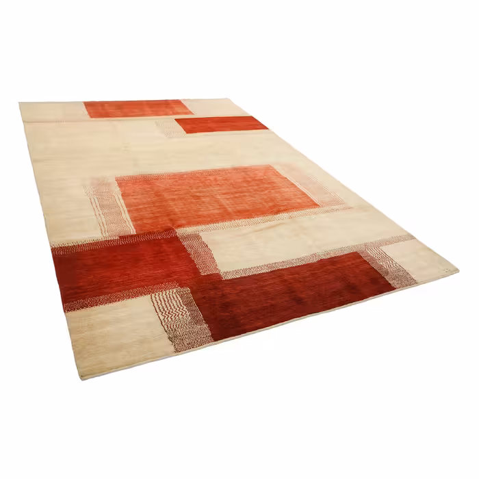 گبه دستبافت شش و نیم متری طرح مدرن کد 546678r