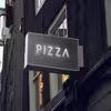 چراغ دیواری نئون دیزاین طرح Pizza-Text_WHT