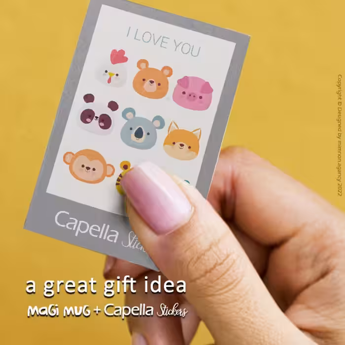 ماگ مگی مدل Nova Group به همراه استیکر