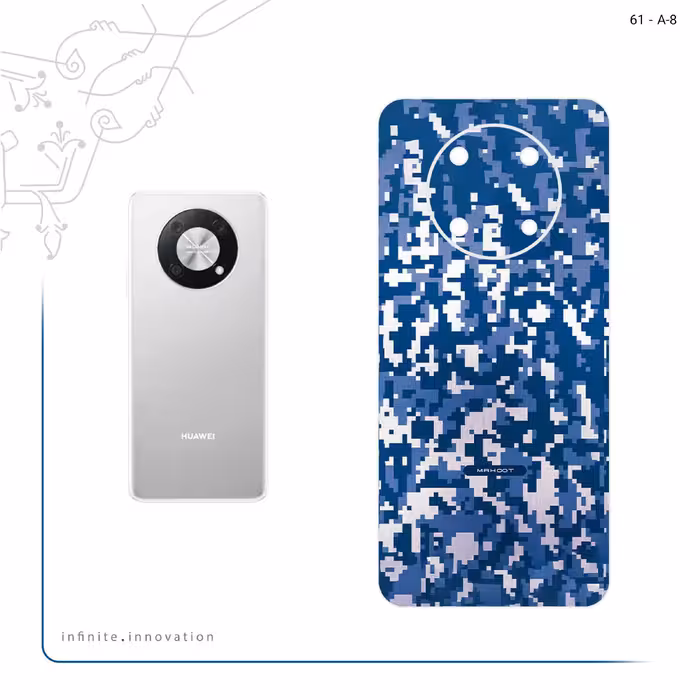 برچسب پوششی ماهوت مدل Army_Winter_Pixel مناسب برای گوشی موبایل هوآوی Nova Y90