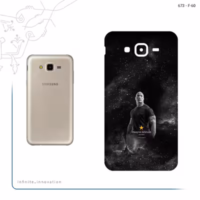 برچسب پوششی ماهوت مدل Dwayne Johnson مناسب برای گوشی موبایل سامسونگ Galaxy J7 Core