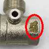 شیر یکطرفه کمپرسور باد صنعتی مدل گوریلا کد YP-BOZORG-1INCH-25MM