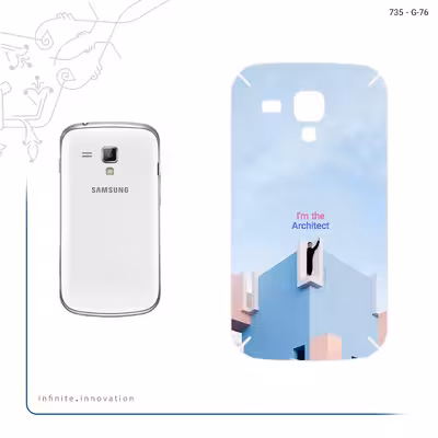 برچسب پوششی ماهوت مدل Architecture مناسب برای گوشی موبایل سامسونگ Galaxy S Duos GT S7562