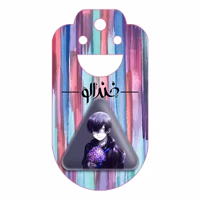 پیکسل خندالو طرح کانکی کن انیمه توکیو غول مدل مثلثی کد 11898