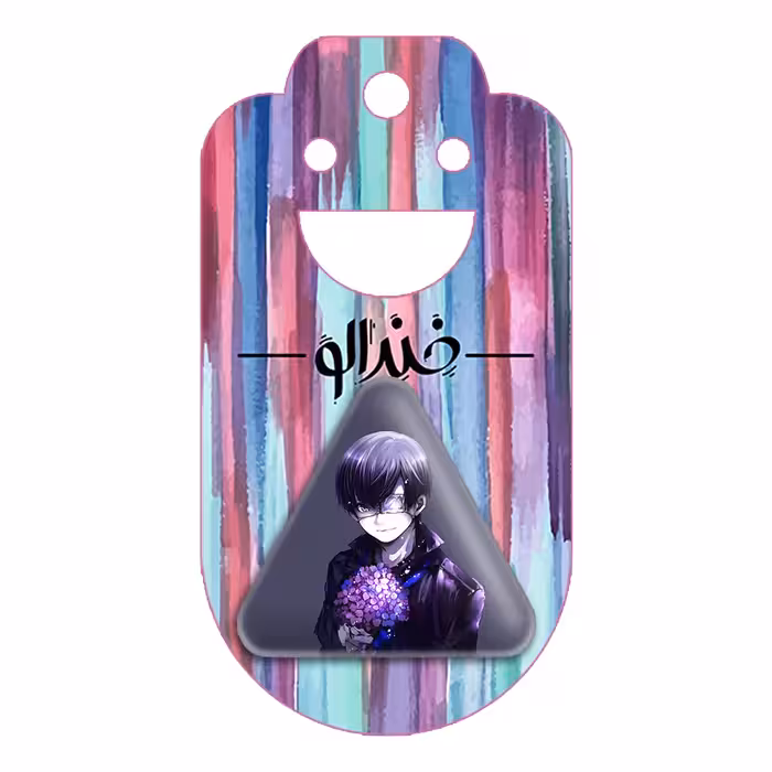 پیکسل خندالو طرح کانکی کن انیمه توکیو غول مدل مثلثی کد 11898