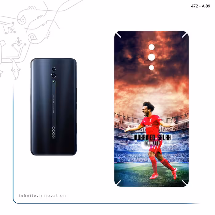 برچسب پوششی ماهوت مدل Mohammad Salah مناسب برای گوشی موبایل اپو Reno