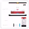 برچسب پوششی ماهوت مدل Iran-Flag-1 مناسب برای تبلت مایکروسافت Surface Pro 2 2013