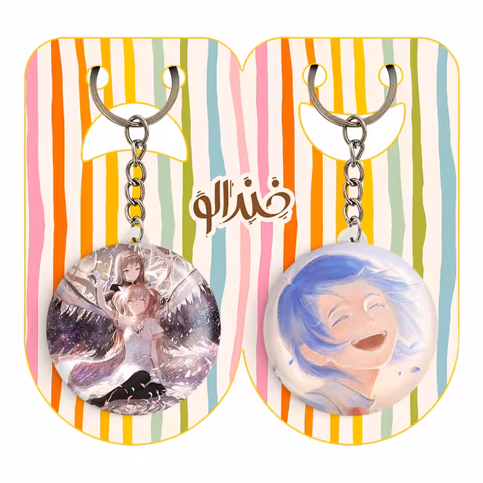 جاکلیدی خندالو مدل مدوکاو همرا انیمه مجیک مادوکا کد 1835318360 مجموعه 2 عددی