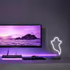 چراغ رومیزی مدل  ریموت دار GHOST-GL_WHT-GLASS