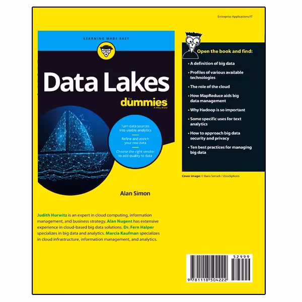 کتاب Data Lakes For Dummies اثر Alan R. Simon انتشارات نبض دانش