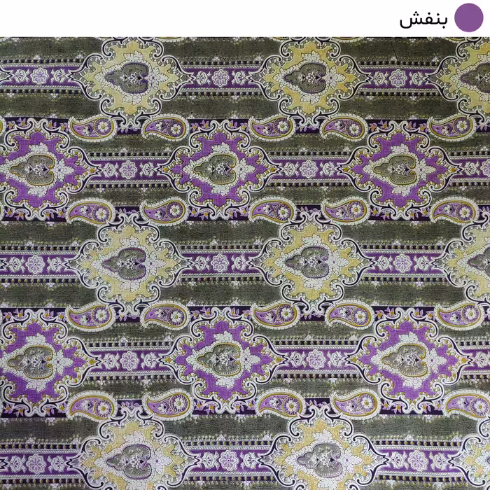 ملحفه تشک مهمان سندس مدل ترمه کد ّF847 یک نفره سایز 195x90 سانتی متر