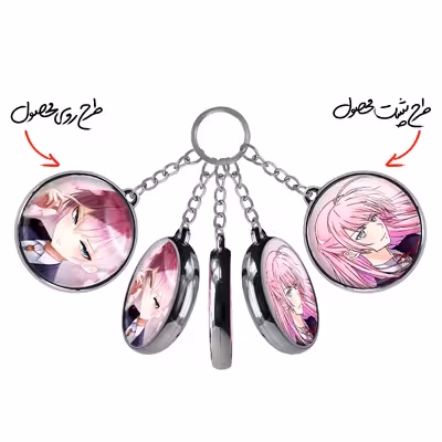 جاکلیدی خندالو طرح شیکیموری سان انیمه شیکیموری مدل دوطرفه کد 1589215884