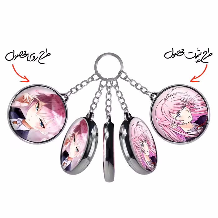 جاکلیدی خندالو طرح شیکیموری سان انیمه شیکیموری مدل دوطرفه کد 1589215884