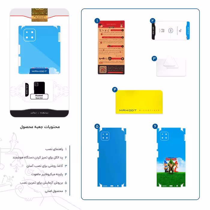 برچسب پوششی ماهوت مدل Sherlock Gnomes-FullSkin مناسب برای گوشی موبایل هوآوی Nova Y60