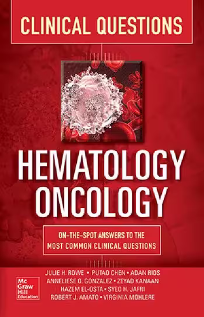 خرید و دانلود نسخه کامل کتاب Hematology-Oncology Clinical Questions
