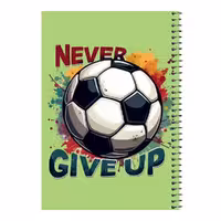 دفتر مشق 80 برگ اس جی مدل توپ فوتبال