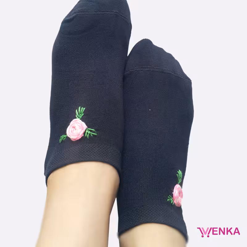 جوراب مچی گلدوزی کد 83749