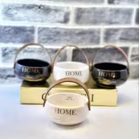 پیاله دسته چرمی 4 عددی