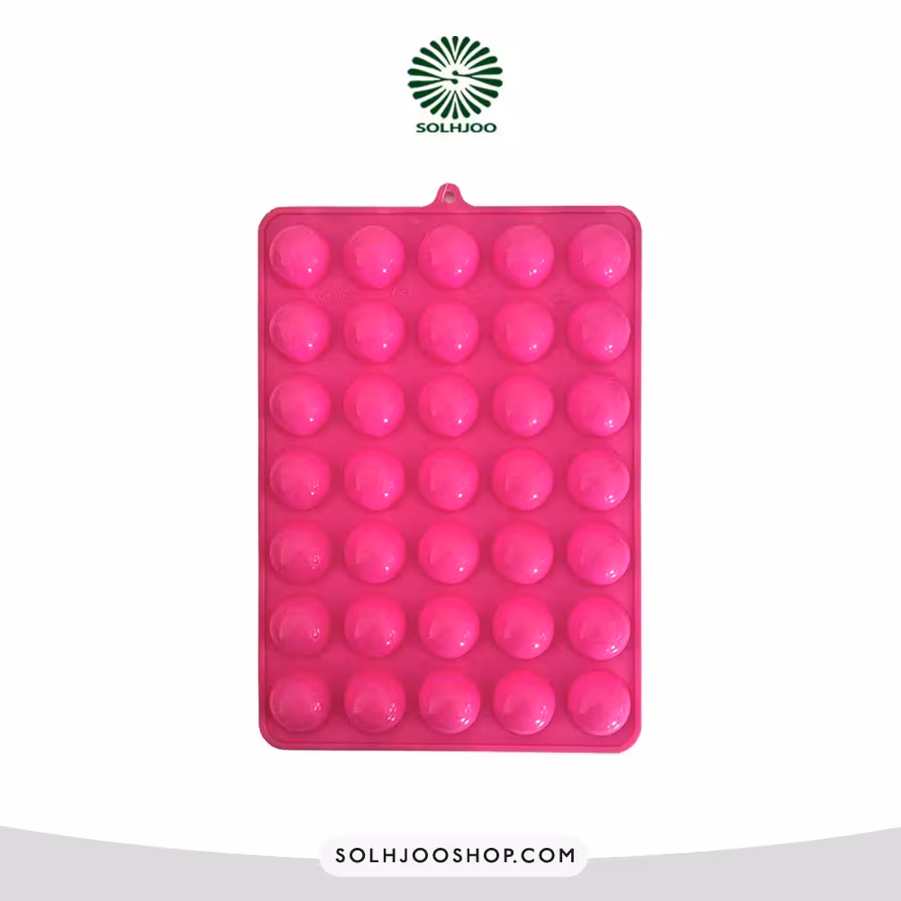 قالب سیلیکون نیمکره 35 خانه قطر 2.5 سانت