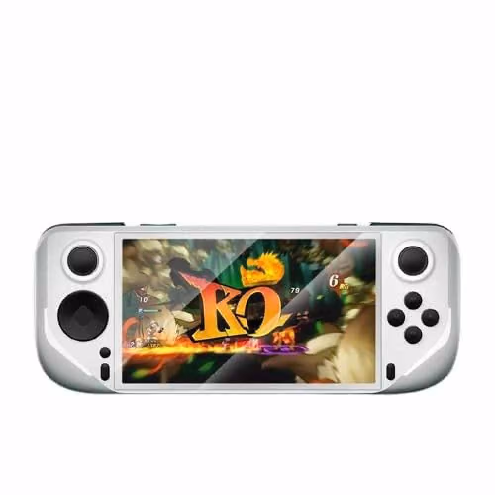 کنسول بازی دستی E6 Handheld Game Console 5 Inch IPS screen Portable Retro Player 64GB White