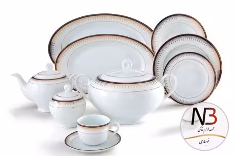 سرویس چینی 102 پارچه زرین مدل خاطره