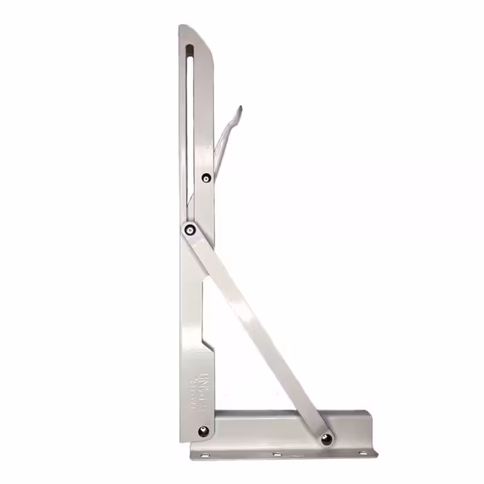 پایه نگهدارنده طبقه دیواری مدل گونیا تاشو کد 35 بسته دو عددی | کالا مکس