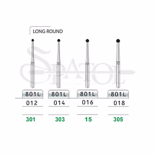 فرز الماسی توربین تراش  LONG ROUND 801L تیزکاوان TEES KAVAN