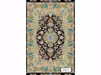 نخ و نقشه فرش ذرع و نیم طرح خطیبی - کد NZ2871