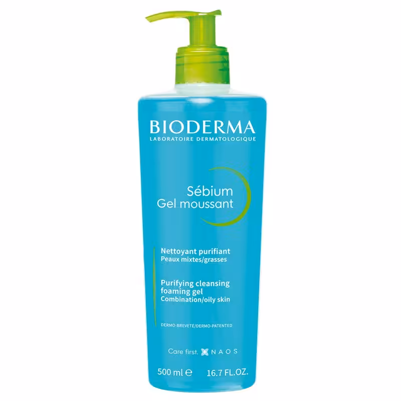 ژل فوم شستشوی صورت بایودرما مدل Sebium مناسب پوست مختلط و چربBIODERMA