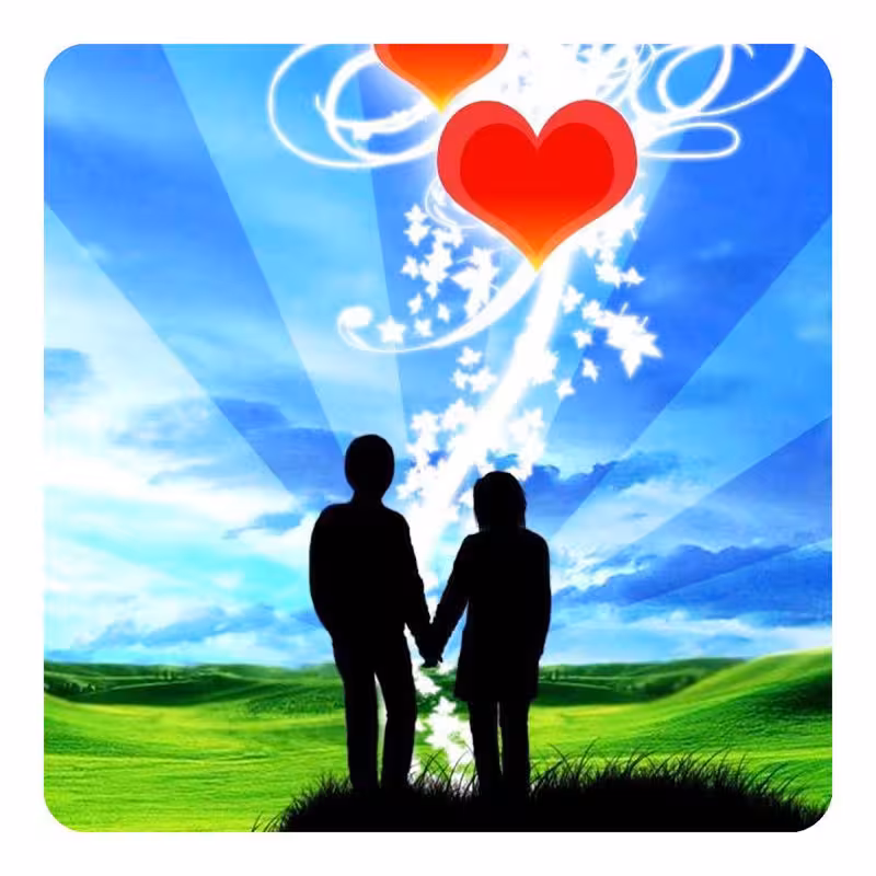 مگنت طرح عاشقانه مدل mg10159