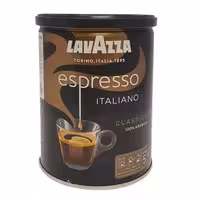 قهوه لاوازا مشکی قوطی 250 گرمی ا Lavazza Espresso black 250 gr