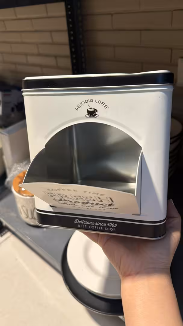 قوطی فلزی کافی