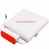 چراغ پنلی فول لایت فنر متحرک SMD توکار 18 وات مربع پرتو درخشان (GCC)