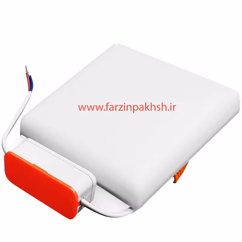 چراغ پنلی فول لایت فنر متحرک SMD توکار 18 وات مربع پرتو درخشان (GCC)