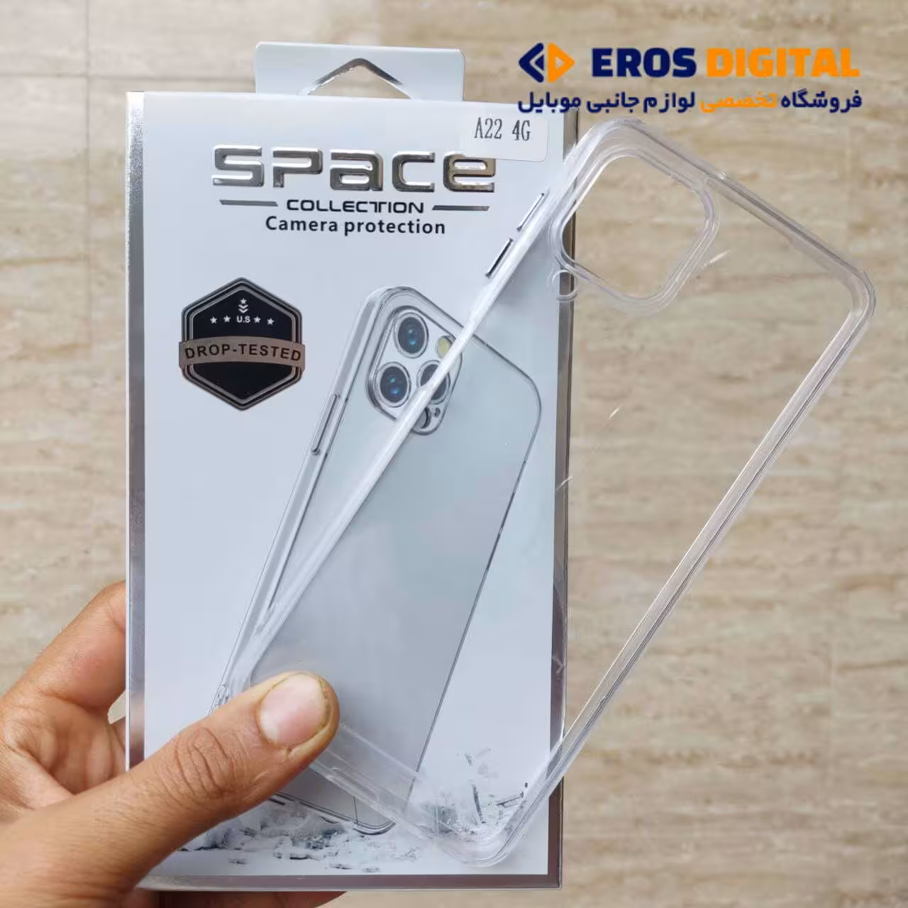 قاب شفاف Samsung Galaxy A22 4G مدل Space Collection