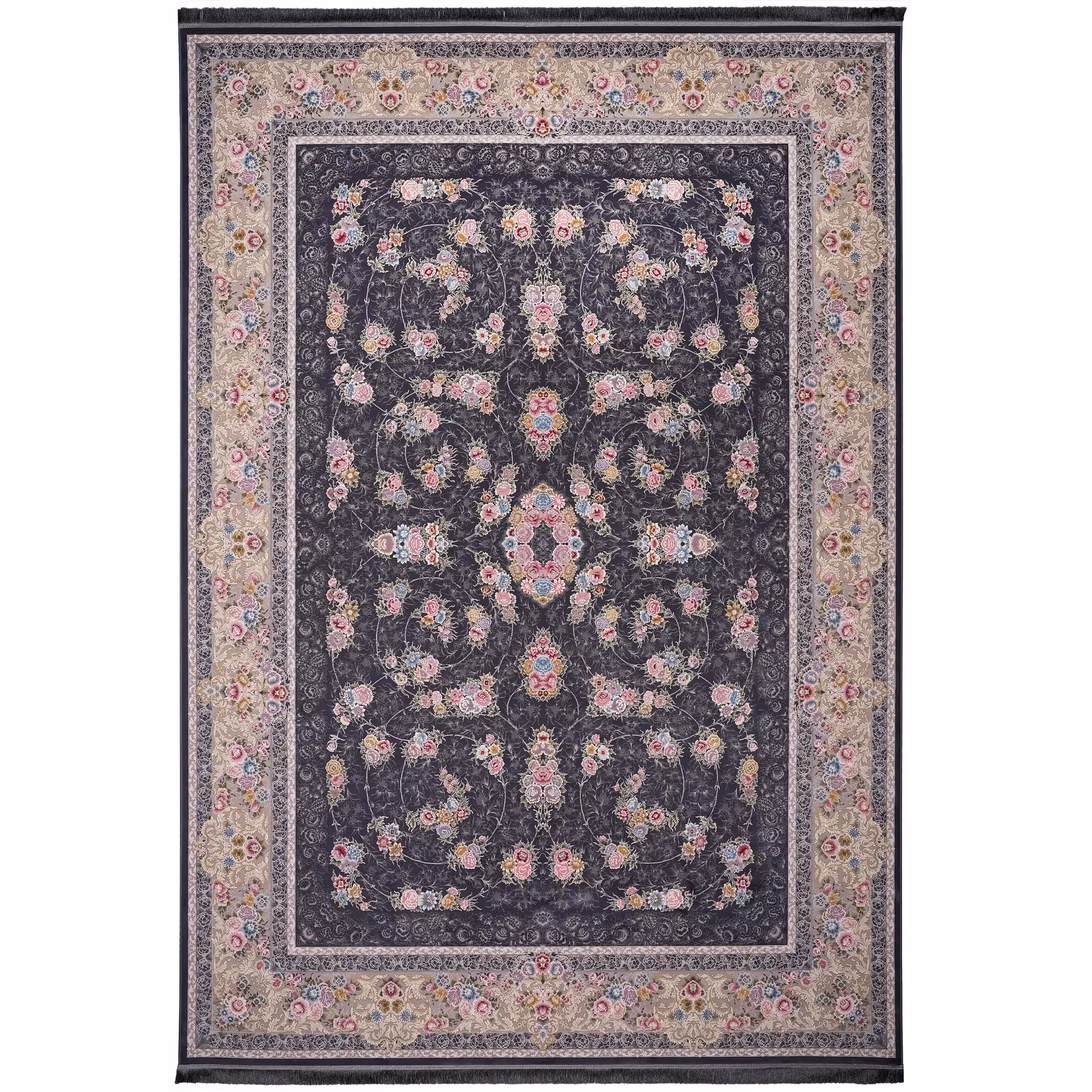 فرش طرح ارغوان دودی 1200 شانه