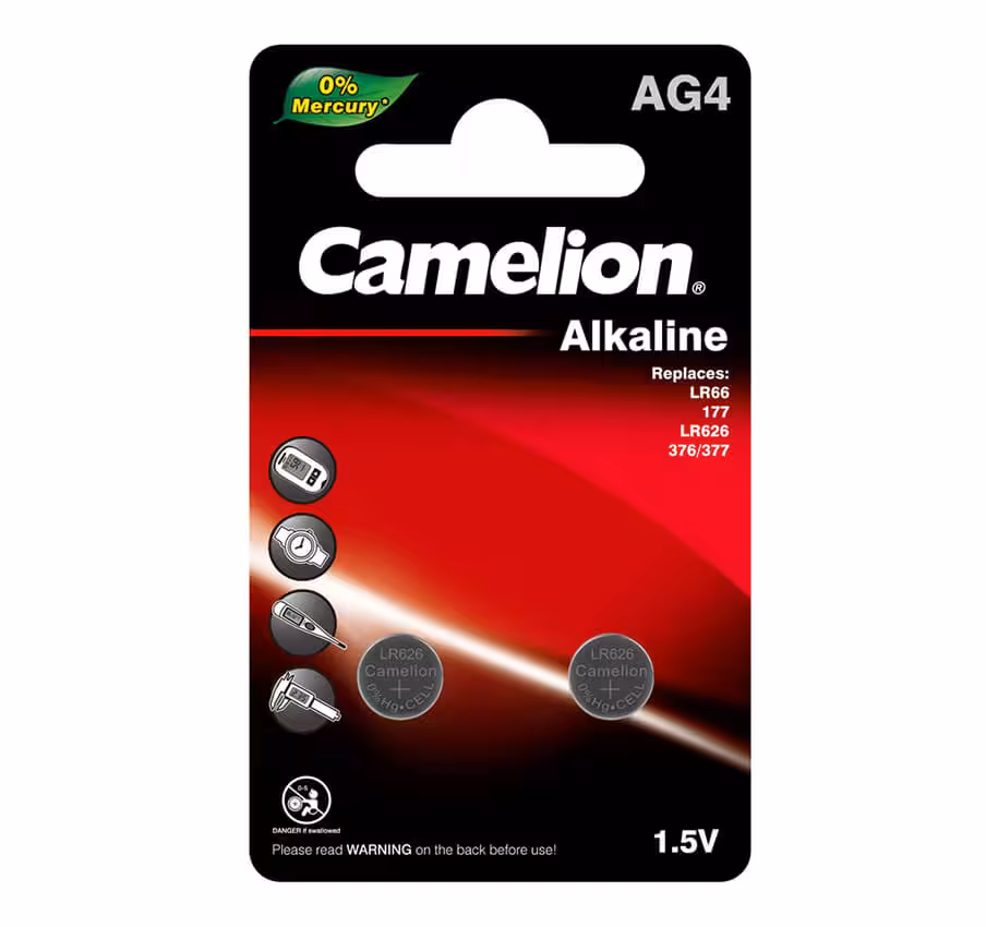 باتری AG3 کملیون مدل Alkaline بسته 2 عددی